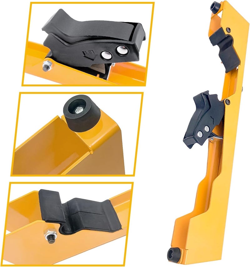 sanbaiyi Miter Saw Mounting Brackets N087371 DW7231 use for Dewalt's DW723, DWX723, DWX724, and DWX725 DWX725B Heavy Duty Miter Saw. (2 pack) Yellow, Large - Image 3